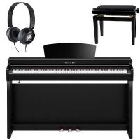 Yamaha CLP725 Polished Ebony Nero Lucido Pianoforte Digitale + Panca e Cuffie Yamaha_1