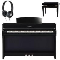 Yamaha CLP745 PE Polished Ebony Pianoforte Digitale + Panca e Cuffie Yamaha