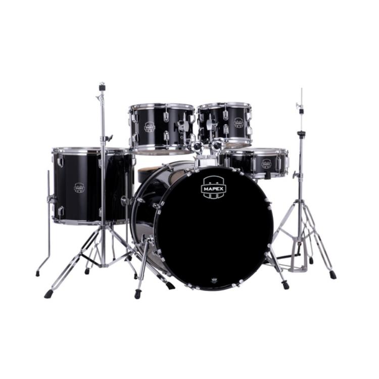 Mapex Comet Cm5294ftdk Rock 5 Pezzi Dark Black Batteria Acustica senza Piatti