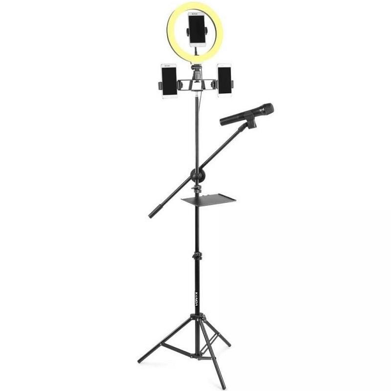 Vonyx RL25 Ring Light with Floor Stand Kit 