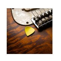 Plick The Pick GR 0.9 mm Celluloide Giallo Zolfo Plettro per chitarra elettrica MADE IN ITALY_3