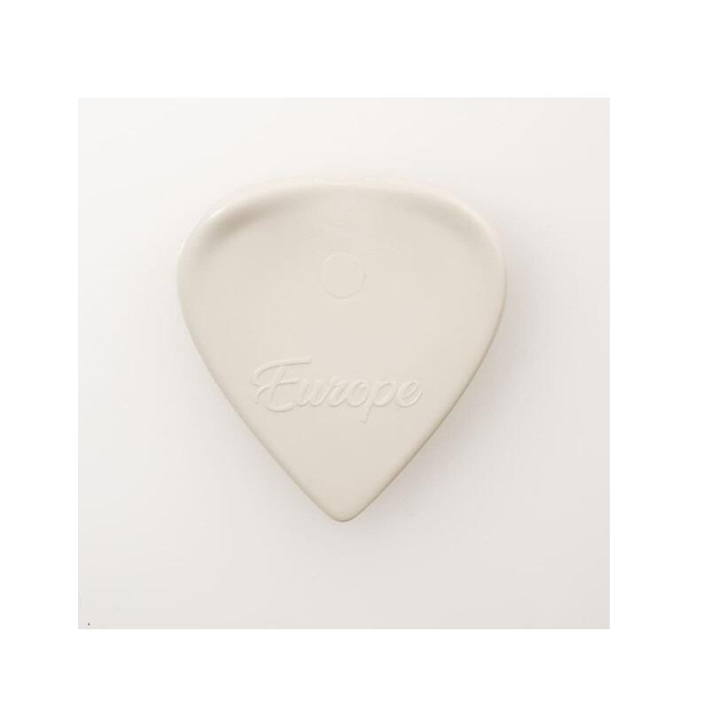 Plick The Pick Europe 0.8 mm Celluloide Bianco Perla Plettro per chitarra elettrica MADE IN ITALY