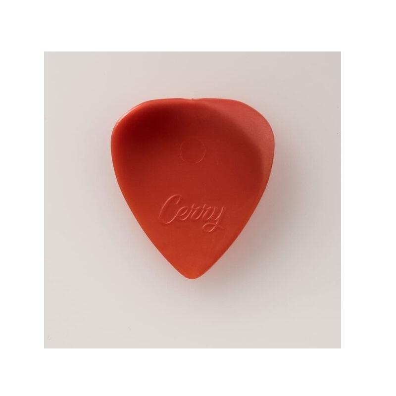 Plick The Pick Cerry 0.6 mm Celluloide Lilla Rossastro Plettro per chitarra acustica MADE IN ITALY