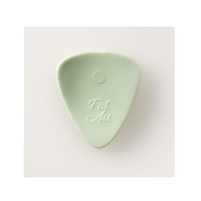 Plick The Pick Fat Ass 0.8 mm Nylon Verde Biancastro Plettro per basso elettrico MADE IN ITALY