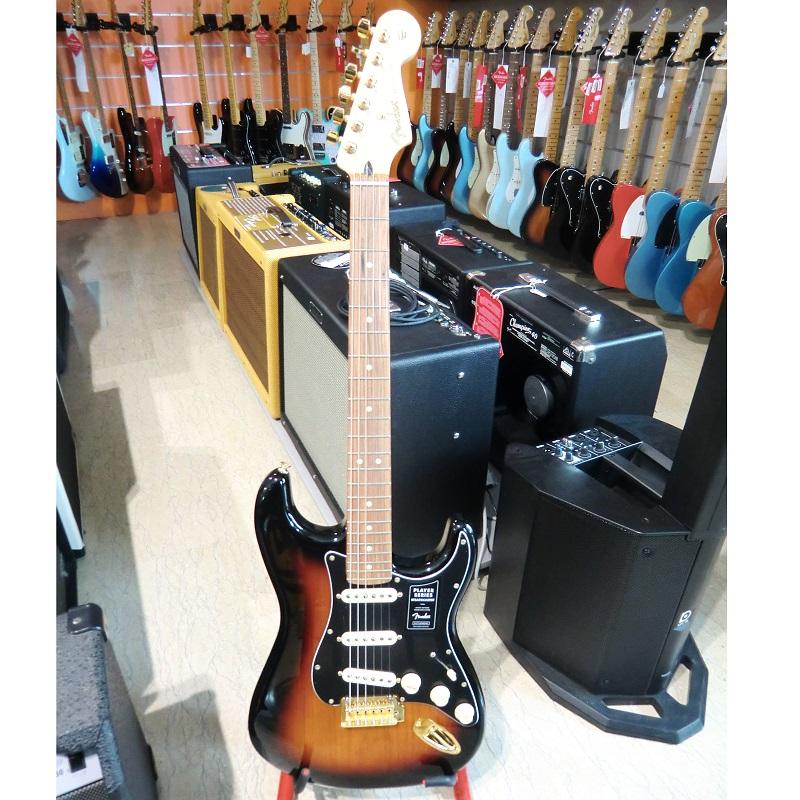 Fender Limited Edition Stratocaster Player PF Gold Hardware 3TS 3 Color Sunburst Chitarra Elettrica B-Stock