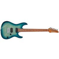 Ibanez AZ24S1F TXB Transparent Turquoise Burs Chitarra Elettrica