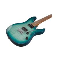 Ibanez AZ24S1F TXB Transparent Turquoise Burs Chitarra Elettrica_2