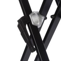 Bespeco Crocodile dsl Supporto doppio montante per tastiera_2