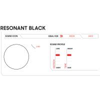 Pelle risonante Evans BD22RBG Resonant Black 22