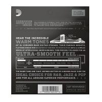 D'Addario ECB81 Flat Wound 45-100 Regular Light Long Scale Muta di corde per basso_2