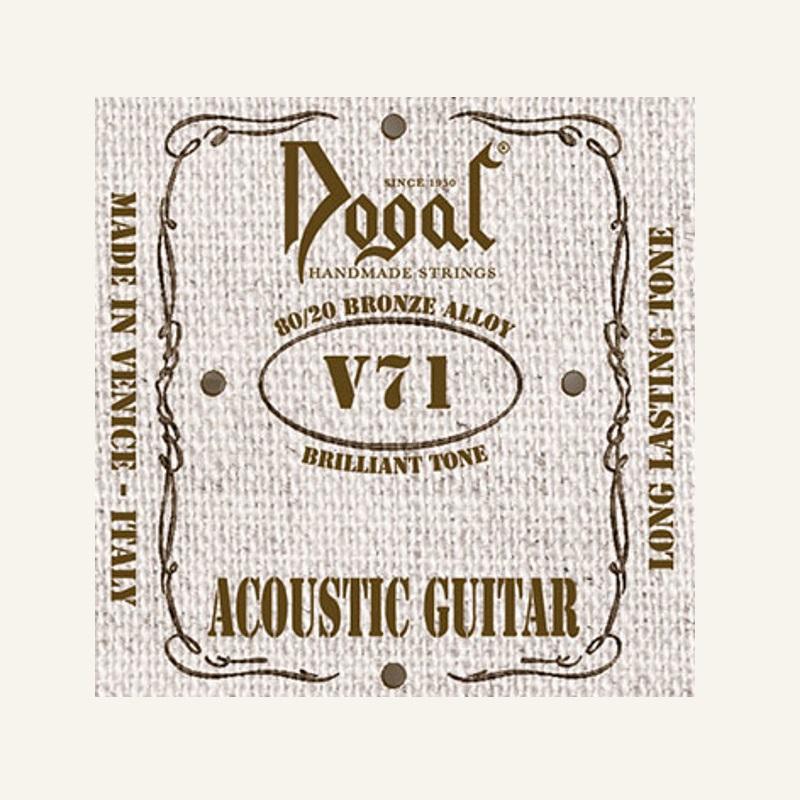 Dogal V71B 11-50 Bronze 80/20 Muta di corde per chitarra acustica MADE IN ITALY