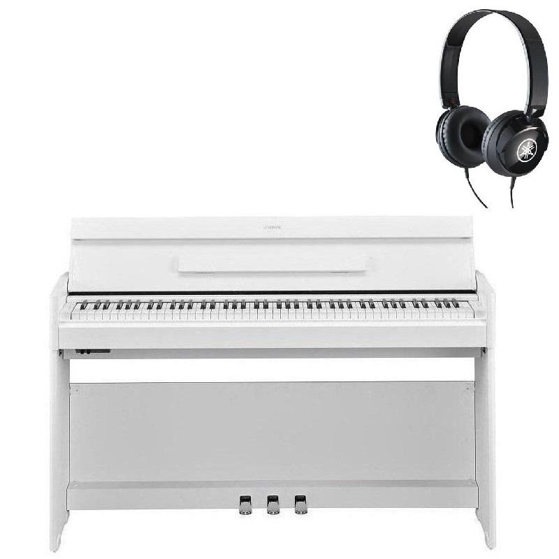 Yamaha YDP S55 WH White Arius Pianoforte Digitale NUOVO ARRIVO con Cuffie Yamaha in Omaggio