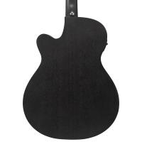 Ibanez VC44CE WK Weathered Black Open Pore Chitarra Acustica Elettrificata_4