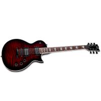 ESP Ltd EC256QM See Thru Black Cherry Sunburst Chitarra Elettrica_3