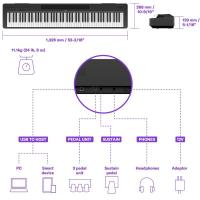 Yamaha P145BT Black Pianoforte Digitale NOVITA'_5