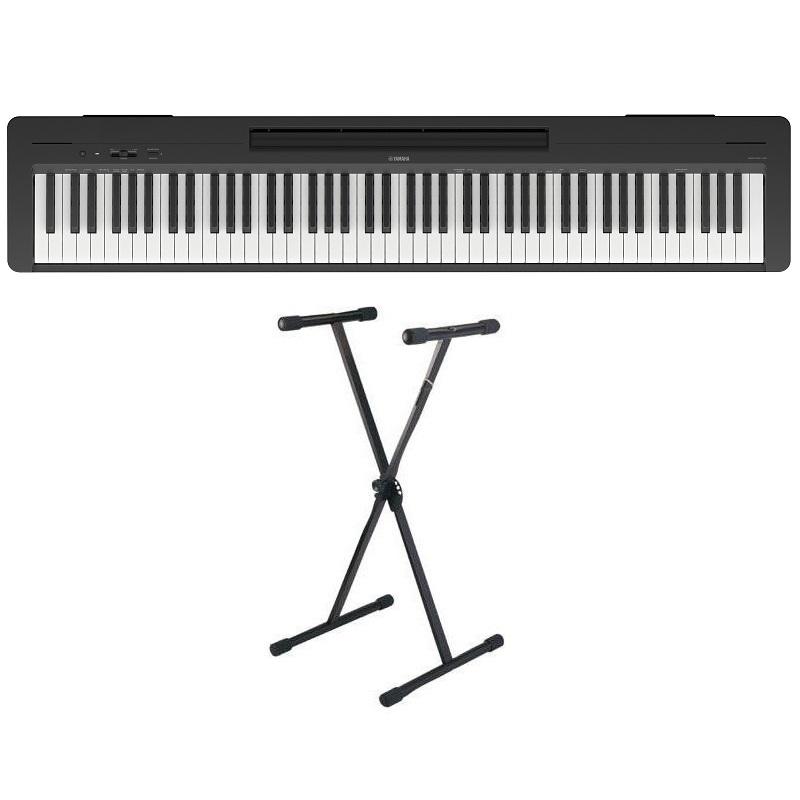 Yamaha P145BT Black + Stand A X Pianoforte Digitale
