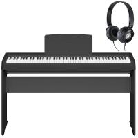 Yamaha P145BT Black con Stand L100 e Cuffie Yamaha HPH50 Pianoforte Digitale