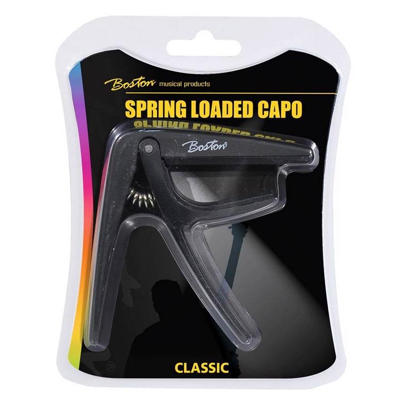 Boston BC-86-BK Capotasto per Chitarra Classica