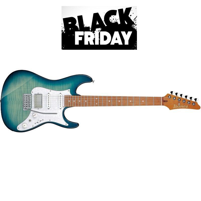 Ibanez AZ22S1F TXB Transparent Turquoise Burst - Black Friday