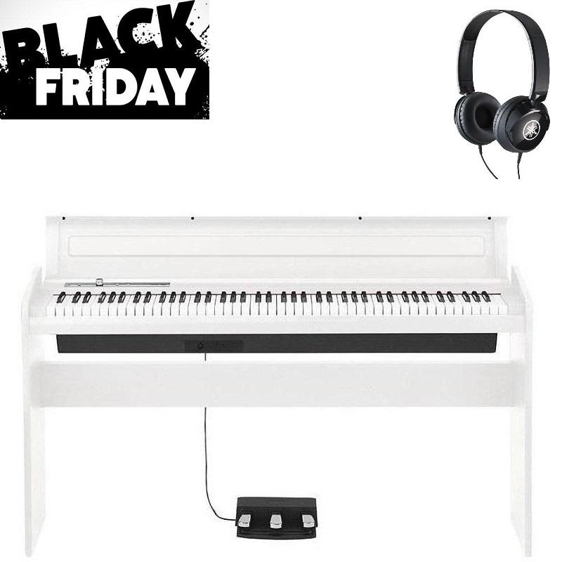 KORG LP180 WH Bianco Pianoforte digitale con Cuffie Yamaha HPH50 in omaggio! Black Friday