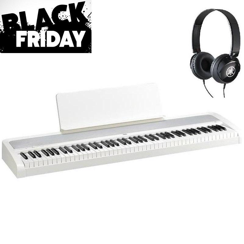 KORG B2 WH Bianco Pianoforte digitale con Cuffie in Omaggio! Black Friday