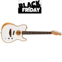 Fender Acoustasonic Player Telecaster RW AWT Arctic White - Black Friday