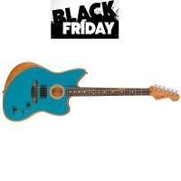 Fender American Acoustasonic Jazzmaster EB OCT Ocean Turquoise MADE IN USA - Black Friday