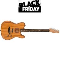 Fender American Acoustasonic Telecaster NAT MAH EB All-Mahogany Natural MADE IN USA - Black Friday