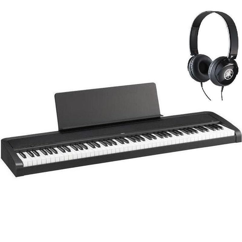 KORG B2 BK Nero Pianoforte digitale con Cuffie in Omaggio!
