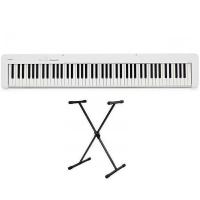 Casio CDP S110 White + Supporto a X Pianoforte Digitale