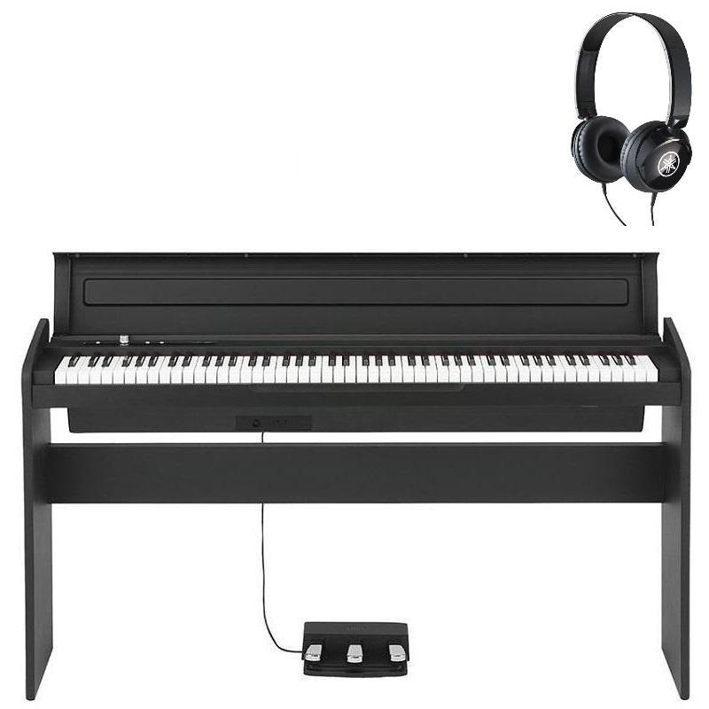 Korg LP180 BK Nero Pianoforte digitale con Cuffie Yamaha HPH50 in omaggio!