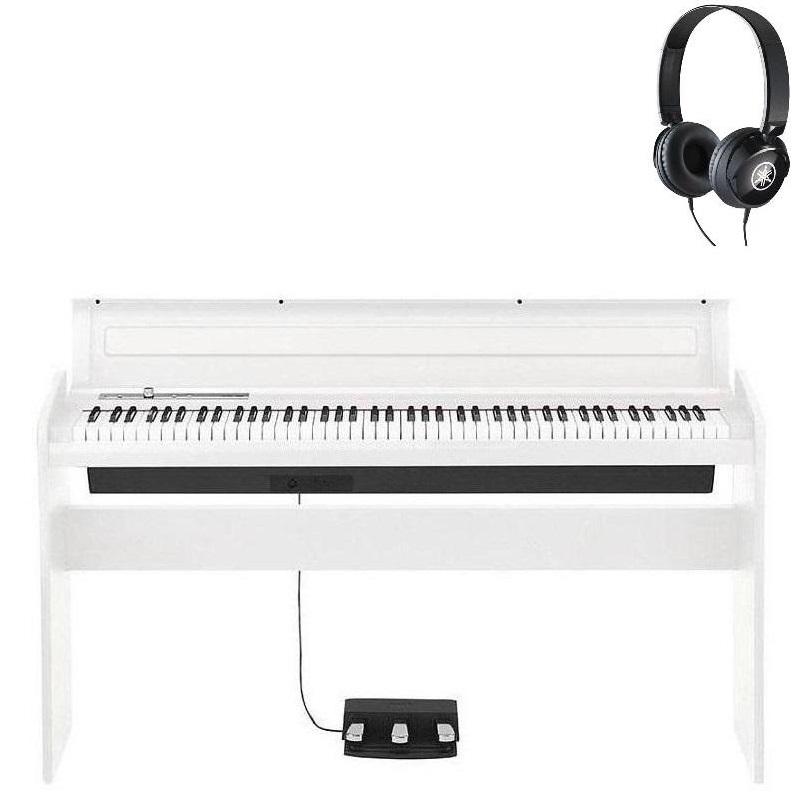 Korg LP180 WH Bianco Pianoforte digitale con Cuffie Yamaha HPH50 in omaggio!