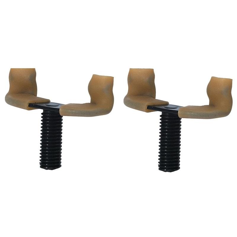 Wolf Confezione 2 piedini con vite spalliera