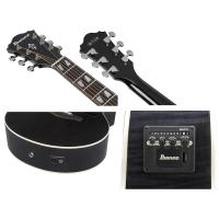 Ibanez AE170 TBK Transparent Black High Gloss Chitarra Acustica Elettrificata_5