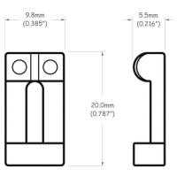 Partsland Guida corde Modello Stratocaster_2