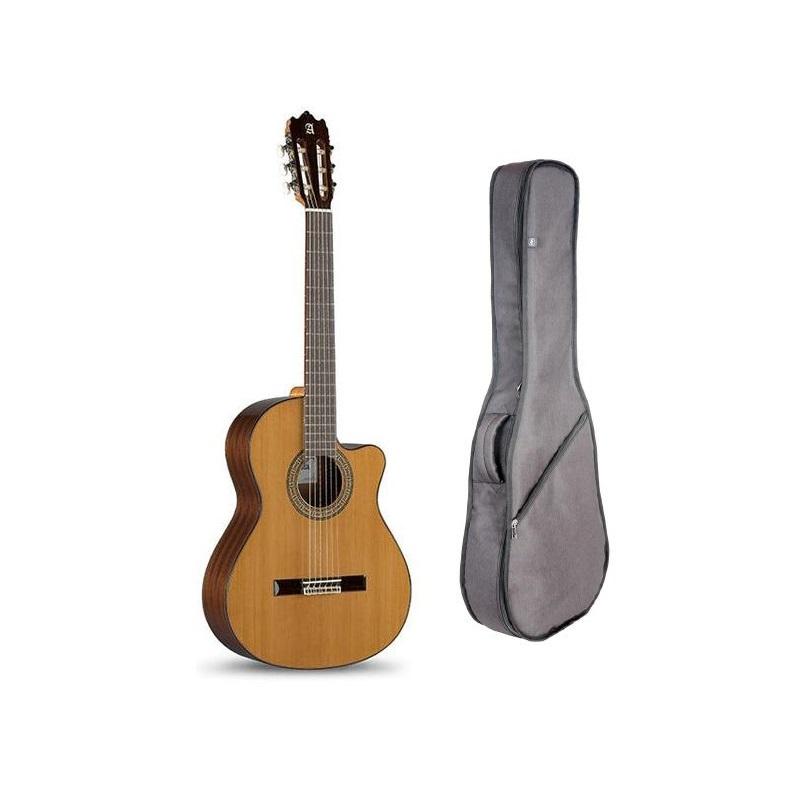 Alhambra 3C CW E1 con Custodia Imbottita 15mm Black Chitarra Classica Elettrificata