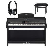 Yamaha CVP701B Black Clavinova Pianoforte Digitale con Panca e cuffia YAMAHA