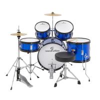 Soundsation JDK100-BL Drum Set 5 pcs junior blue Batteria acustica per bambini_2
