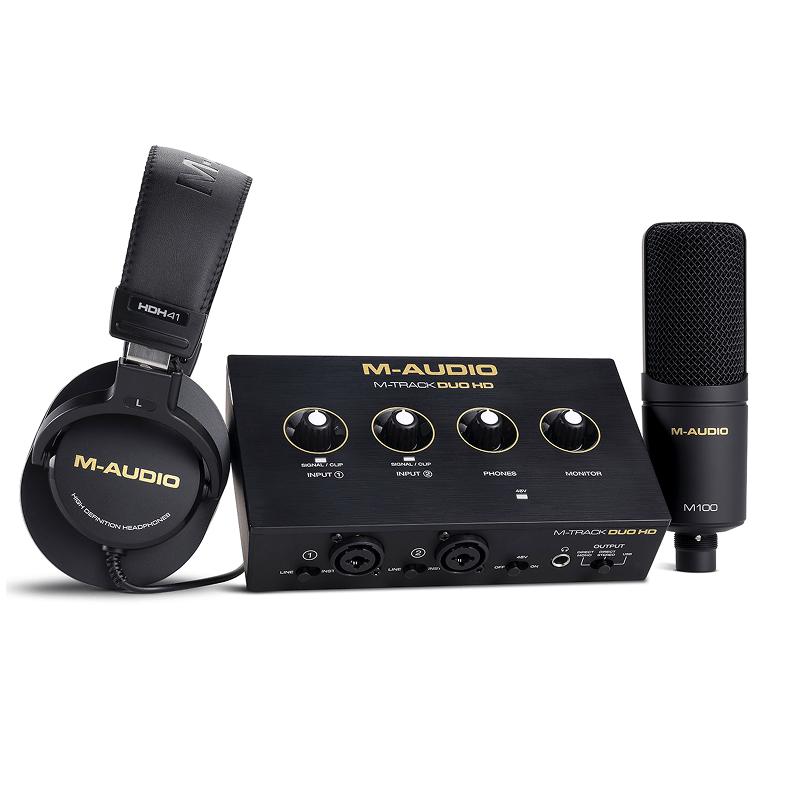 M-Audio M-Track Duo HD Producer Pack Scheda Audio