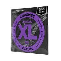D'Addario ECG24 11-50 Chromes Jazz Light Muta di corde per chitarra elettrica_3