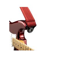 D'Addario 50BAL11 Auto Lock Strap Blood Red Tracolla_2