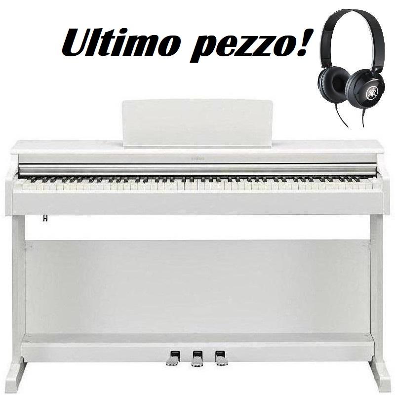 Yamaha YDP165WH White Bianco Opaco Arius Pianoforte Digitale + Cuffie ULTIMO PEZZO!!!