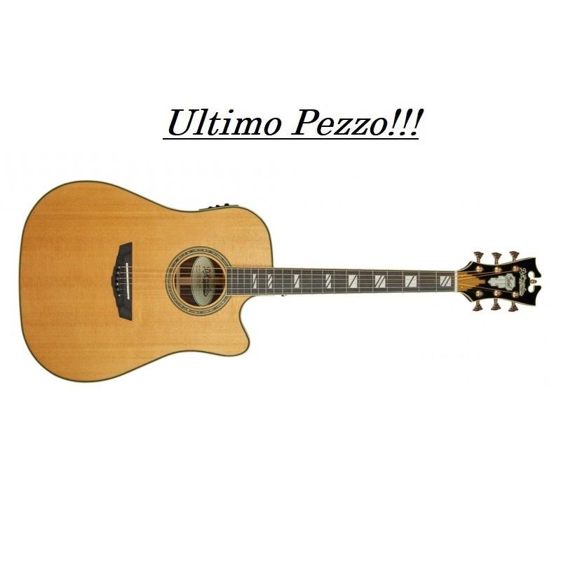 D'Angelico Excel Bowery Vintage Natural Chitarra Acustica Elettrificata ULTIMO PEZZO
