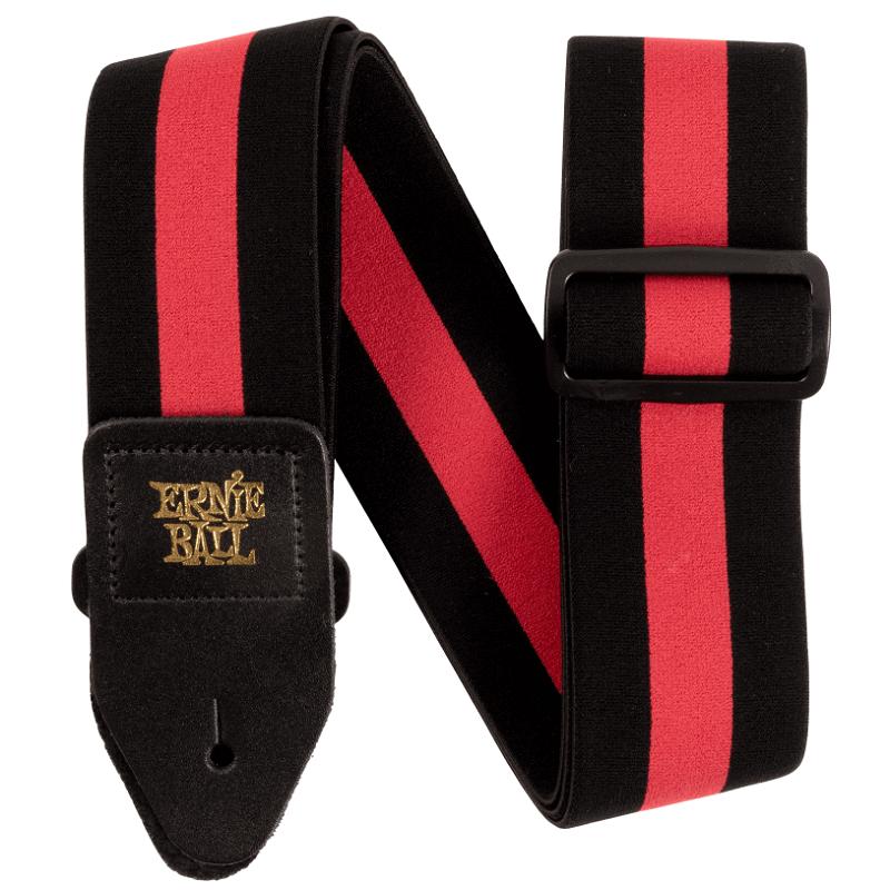 Ernie Ball 5329 Stretch Comfort Racer Red Strap Tracolla