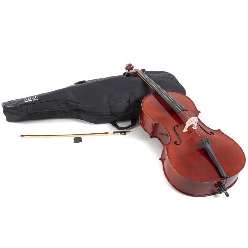 Gewa Set Violoncello 4/4 EW Dark Red Brown Setup Tedesco in Workshop Gewa