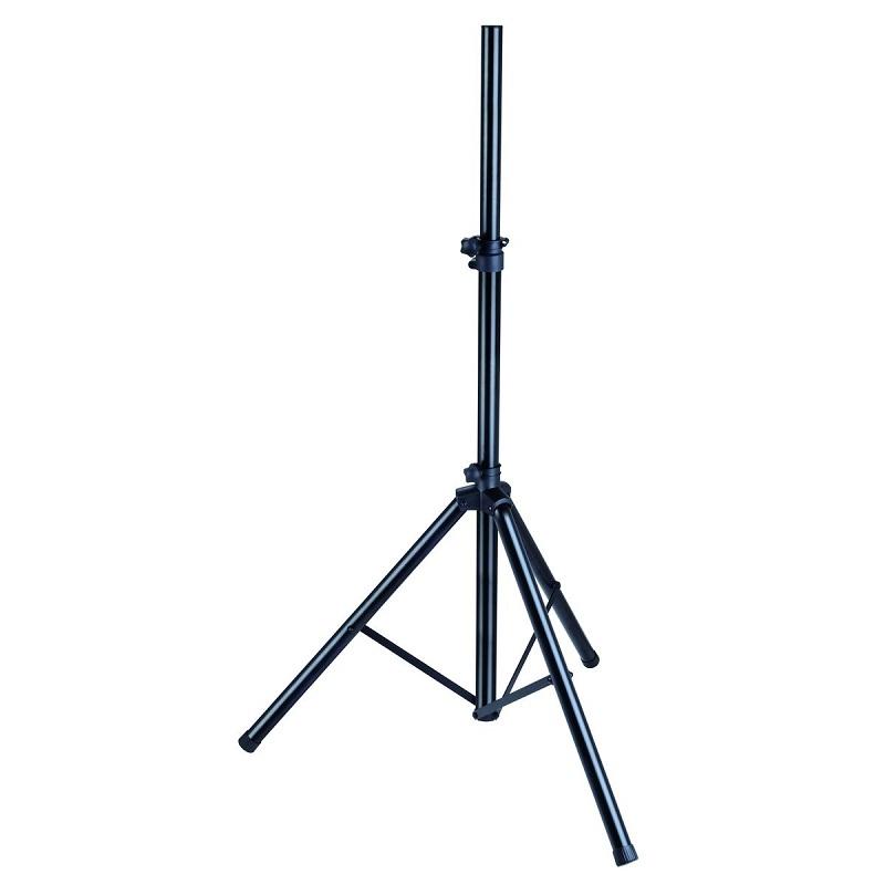 Soundsation SSPS-80-BK Supporto per diffusori acustici in alluminio con terminale da 35mm e snondo in nylon