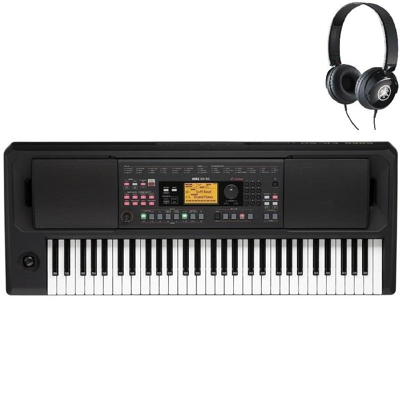 Korg EK-50L Tastiera con arranger con Cuffie Yamaha HPH50