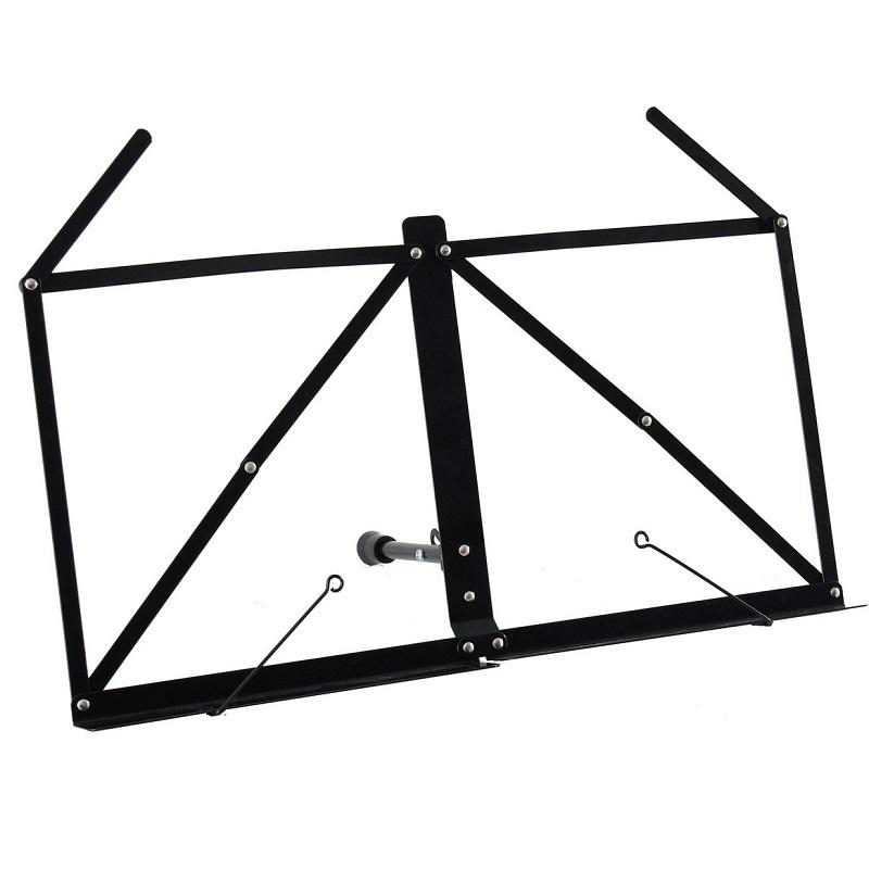 Soundsation TMS-100-BK Leggio da tavolo in metallo con borsa