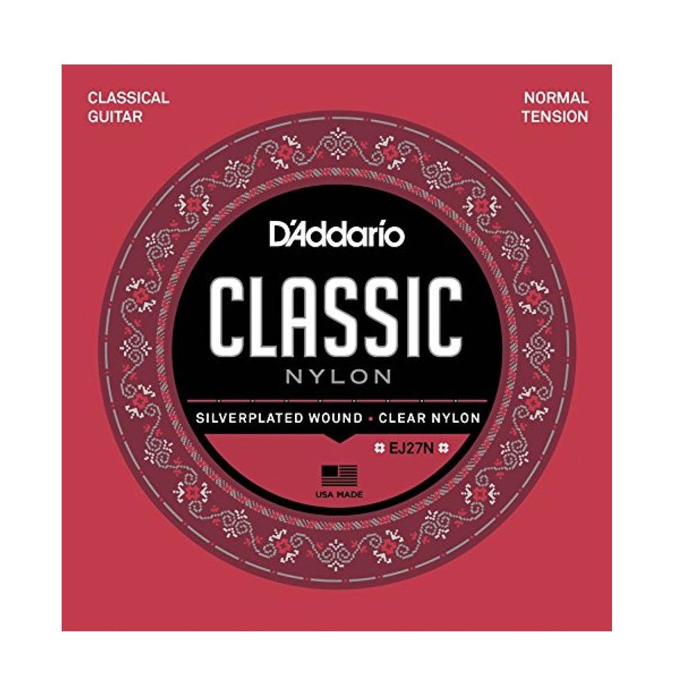 DAddario Classic Nylon EJ27N Muta di corde per chitarra classica