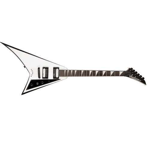 Jackson JS32T RHOADS AH White wBlack Bevels Chitarra Elettrica NUOVO ARRIVO